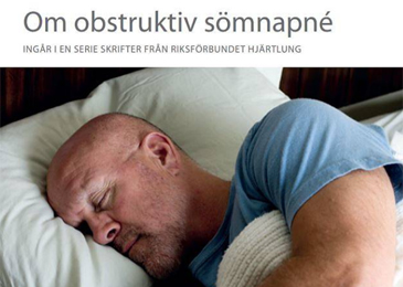 Broschyr om sömnapné från Riksförbundet Hjärt Lung